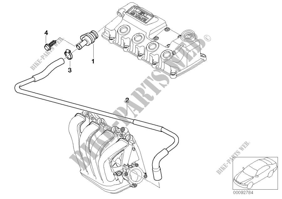 Kurbelgehäuse Entlüftung/Ölabscheider für MINI Cooper S 2002