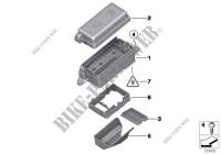 Einzelteile Sicherungskasten Motorraum für MINI Cooper ALL4 2012