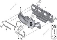 Abgaskrümmer für MINI Cooper S ALL4 2012