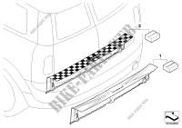 Blende Ladekante für MINI Cooper S 2009