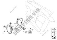 Einzelteile HiFi System hinten für MINI Cooper S 2009