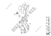 Hydroaggregat ABS/Steuergerät/Halterung für MINI Cooper D 2006