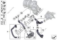 Kühlsystem Turbolader für MINI Cooper ALL4 2012