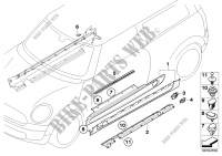 Schwellerleiste JCW Aerodynamikpaket für MINI Cooper S 2009