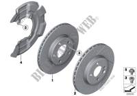 Vorderradbremse Bremsscheibe für MINI Cooper ALL4 2012