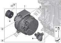 Alternatore di rotazione   Ricambi Usati für MINI Cooper S 2009