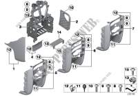 Anbauteile Instrumententafel unten für MINI Cooper 2009