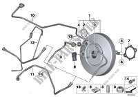 Bremskraftverstärker Unterdruck für MINI Cooper ALL4 2012
