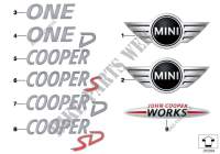Embleme / Schriftzüge für MINI Cooper 2005