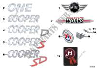 Embleme / Schriftzüge für MINI Cooper 2006