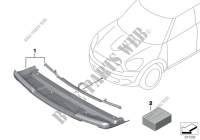 Frontverkleidung Unterfahrschutz   R60 für MINI Cooper ALL4 2012