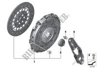 Kupplung Druckplatte/Mitnehmerscheibe für MINI Cooper ALL4 2012