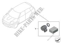 Nachrüstsatz PDC hinten für MINI Cooper S 2010
