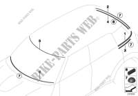 Verglasung Anbauteile für MINI Cooper ALL4 2012