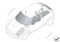 Verglasung für MINI Cooper S ALL4 2012