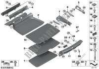 Verkleidung Gepäckraumboden für MINI Cooper ALL4 2012