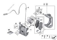 Vorderradbremse Bremsbelag Fühler für MINI Cooper ALL4 2013