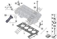 Zylinderkopf Anbauteile für MINI Cooper SD 2011