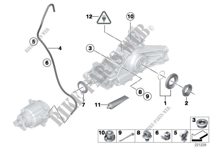 Hinterachsgetriebe Einzelteile für MINI Cooper ALL4 2012