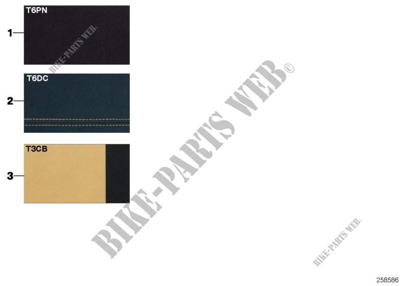 Musterseite Polsterfarben Leder für MINI Cooper 2002