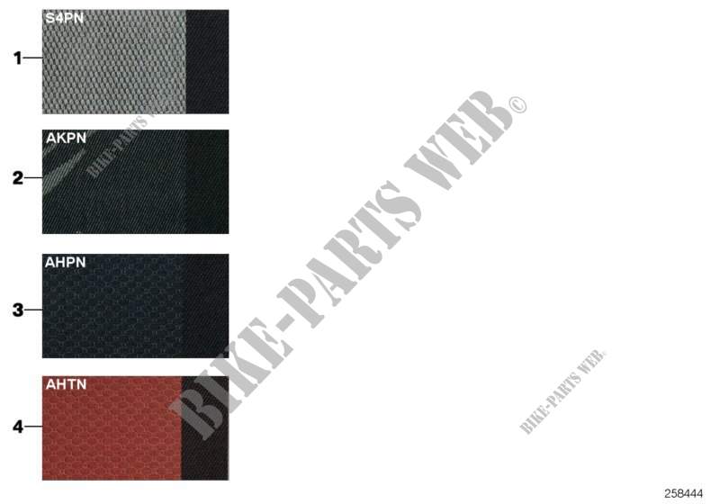 Musterseite Polsterfarben Stoff für MINI Cooper 2002