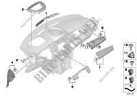 Anbauteile Instrumententafel oben für MINI Cooper D 2016