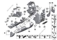 Anbauteile Instrumententafel unten für MINI Cooper ALL4 2013