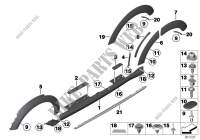 Blende Schweller / Radlauf für MINI Cooper ALL4 2012