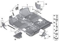Bodenverkleidung für MINI Cooper S 2013