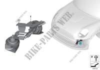 Fanfaren mit Halter elektronisch für MINI Cooper S 2013