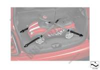 Gepäckraum Klemmgurte für MINI Cooper D 2013
