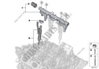 Hochdruckrail / Injektor für MINI Cooper 2017