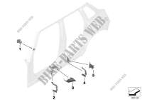 Hohlraumabschottungen Seitenrahmen für MINI Cooper D 2013