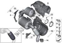 Katalysator/Dieselpartikelfilter für MINI Cooper SD ALL4 2012