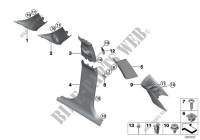 Verkleidung A  / B  / C  / D Säule für MINI Cooper 2013