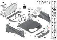 Verkleidung Gepäckraum für MINI Cooper D 1.6 2009