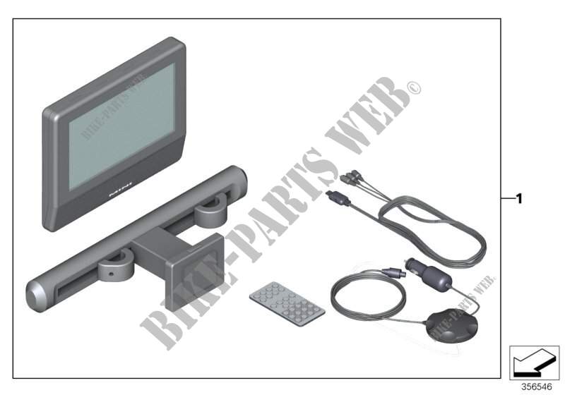 DVD System Tablet Single für MINI Cooper D 2005