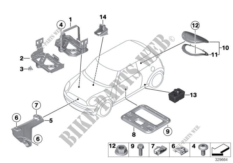 Montageteile Karosserie für MINI Cooper 2007