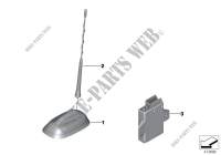 Einzelteile Antenne für MINI Cooper S 2014