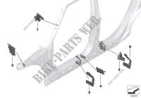 Hohlraumabschottungen Seitenrahmen für MINI Cooper SD ALL4 2015