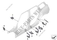 Hohlraumabschottungen Seitenrahmen für MINI Cooper S 2015