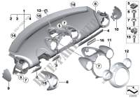 Verkleidung Instrumententafel für MINI Cooper ALL4 2012