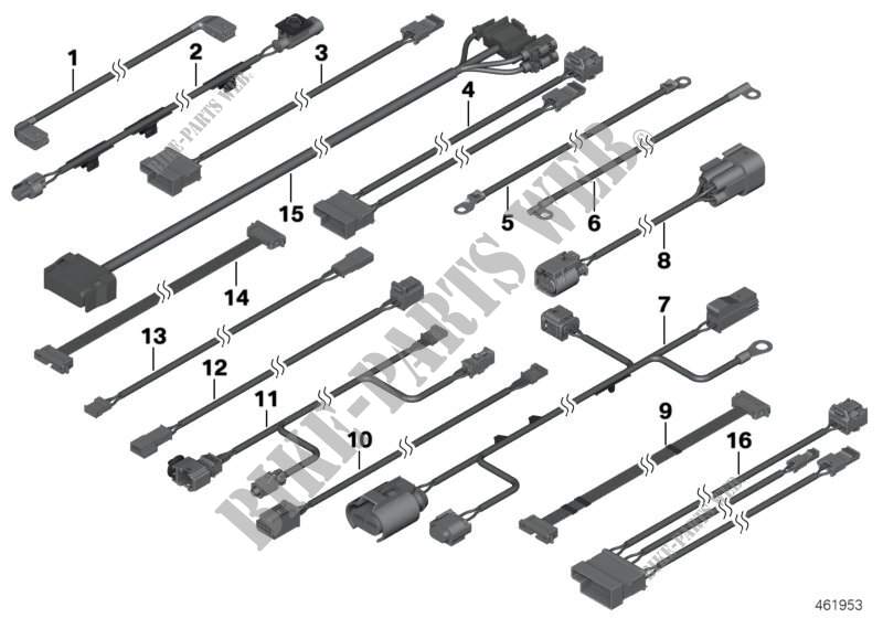 Diverse Zusatzkabelsätze für MINI Cooper 2007