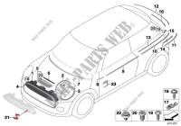 Äussere Blenden / Ziergitter I für MINI Cooper S 2013