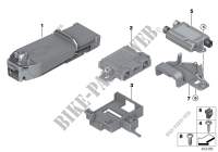 Einzelteile Telefonie Wireless Charging für MINI Cooper S 2014