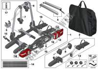 Fahrradheckträger Pro für MINI Cooper ALL4 2012