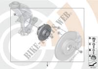 Reparatursatz Radlager vorn für MINI Cooper S 2009