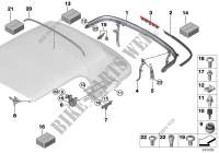 Verdeck Anbauteile für MINI Cooper S 2014