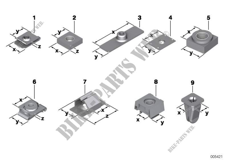 Mechanische Verbindungselemente für MINI Cooper ALL4 2013