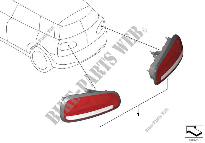 Umrüstung Heckleuchten Facelift für MINI Cooper 2014